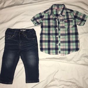 18M Shirt/Pant Outfit, Cat & Jack + Carter’s